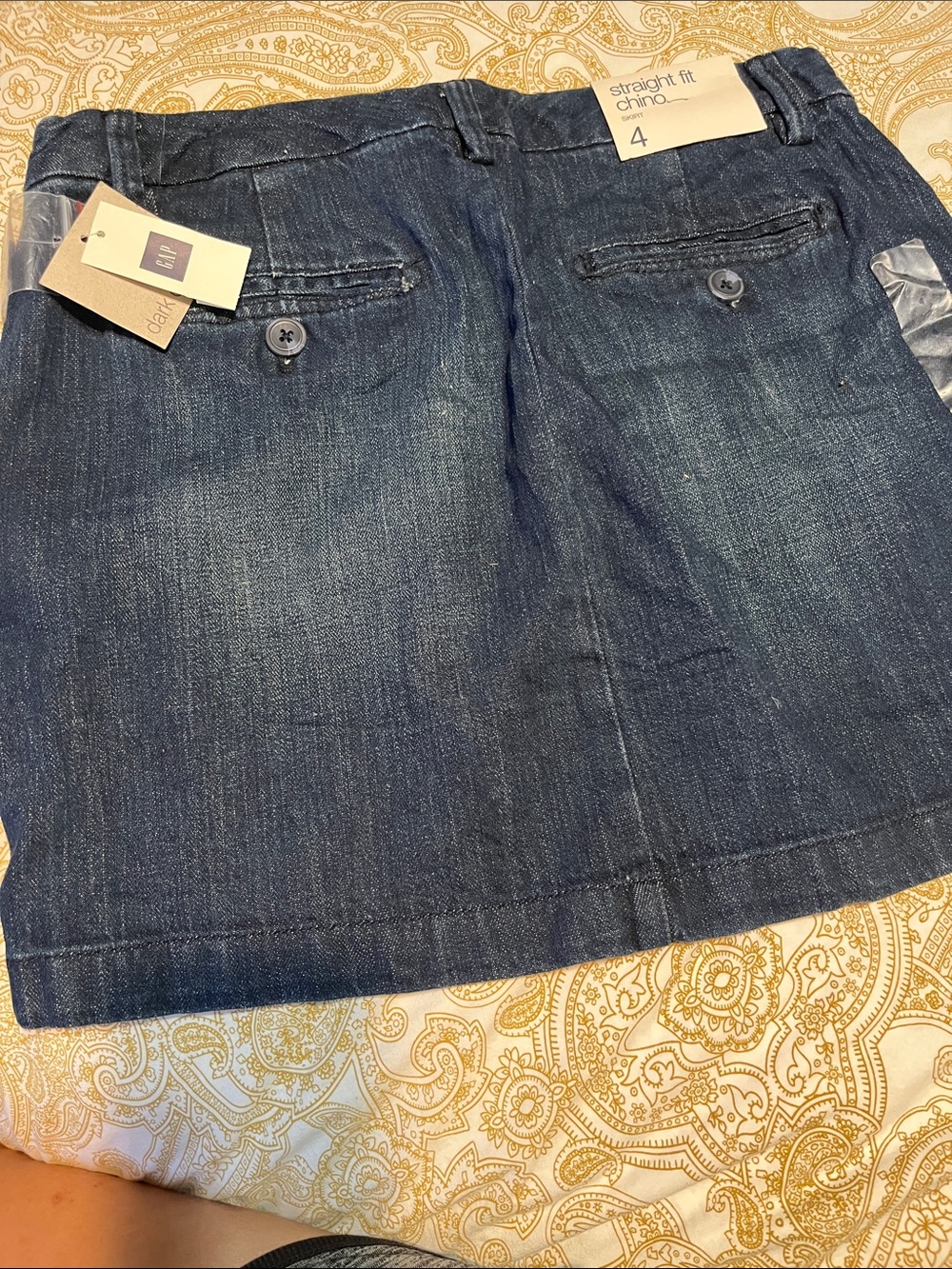 GAP Dark Blue Denim Mini Skirt - Picture 2 of 4